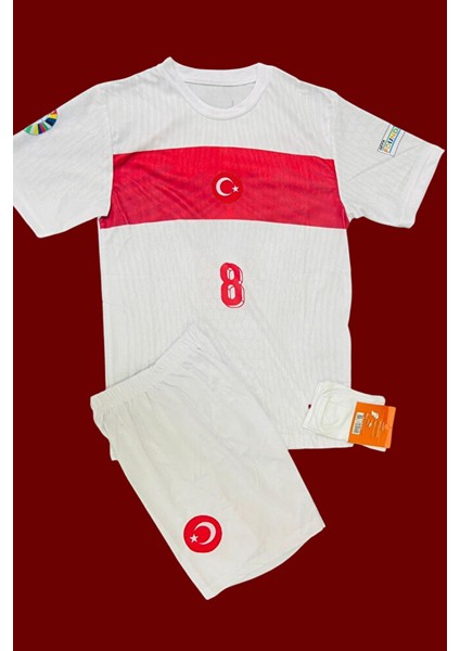 Türkiye Milli Takım 8 Numara Deplasman Beyaz Çocuk Forması 3 Lü Set fiyatları