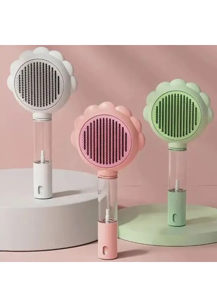 Basmalı Telli Su Sprey Hazneli Hayvan Fırçası