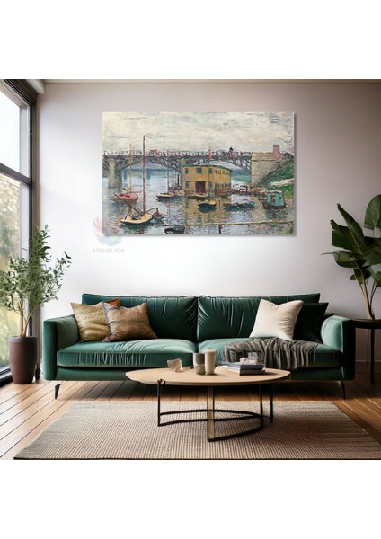 Kanvas Yatay Duvar Tablosu Kanvas Kopru Manzarasi3 Ev Ofis Salon Modern Duvar Tablosu fiyatları