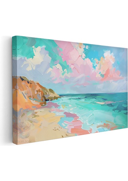 Kanvas Yatay Duvar Tablosu Kanvas Doganin Renkleri5 Ev Ofis Salon Modern Duvar Tablosu