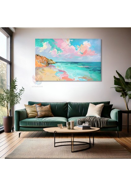 Kanvas Yatay Duvar Tablosu Kanvas Doganin Renkleri5 Ev Ofis Salon Modern Duvar Tablosu fiyatları