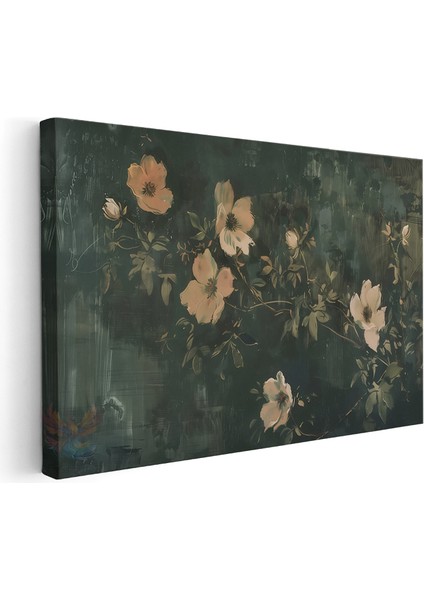 Kanvas Yatay Duvar Tablosu Kanvas Cicek BAHCESI55 Ev Ofis Salon Modern Duvar Tablosu