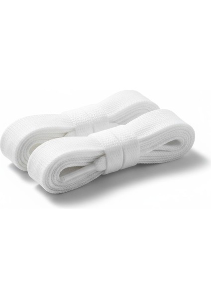 Unisex Yassı Enli Spor Ayakkabı Bağcığı Çifti 125 Cm. 1.5 cm En