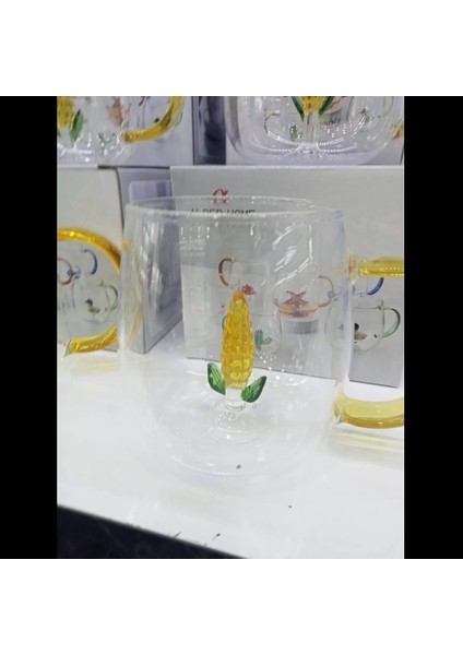 3D Mısır Figürlü Kupa Bardak