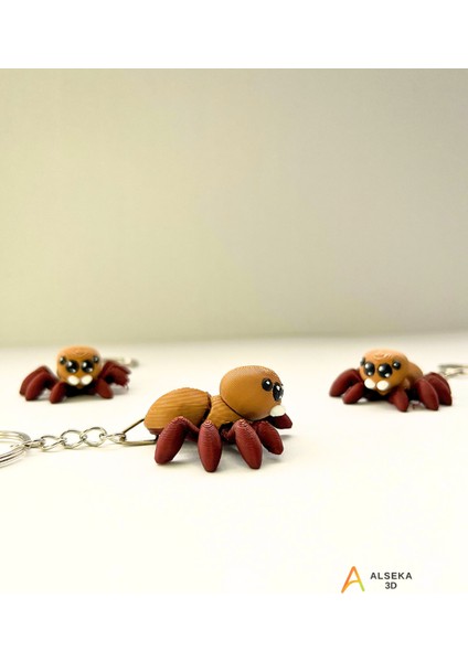 - 3D Baskı Tarantula Figürlü Anahtarlık fiyatları