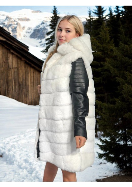 Kadın Hakiki Deri ve Suni Kürk - Beyaz fiyatları