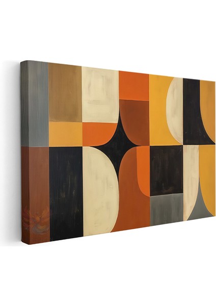 Kanvas Yatay Duvar Tablosu Kanvas Geometrik Sekiller3 Ev Ofis Salon Modern Duvar Tablosu