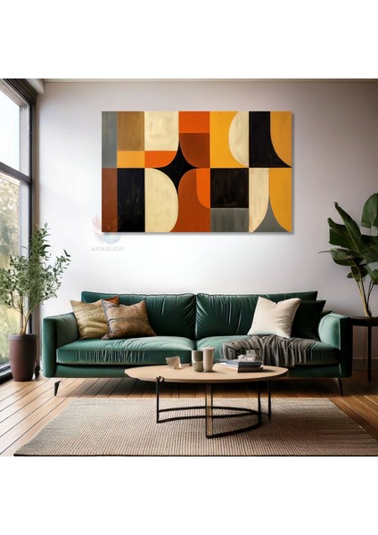 Kanvas Yatay Duvar Tablosu Kanvas Geometrik Sekiller3 Ev Ofis Salon Modern Duvar Tablosu fiyatları