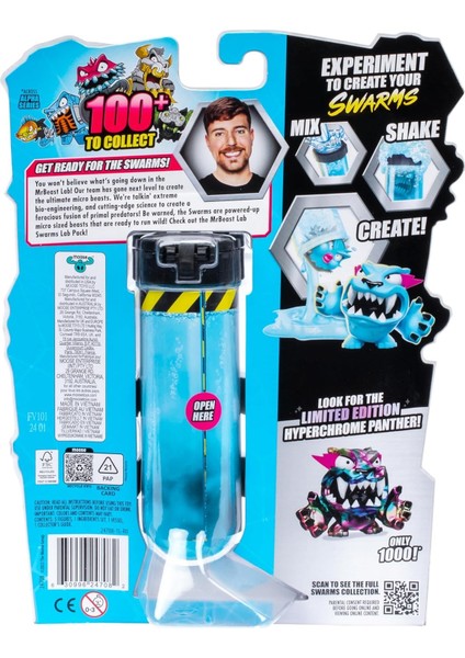 MrBeast Lab Swarms Deney Seti 5 Sürpriz Figür Içerir Su Ekle Çalkala Keşfet Koleksiyon Mr Beast Oyuncak 2.5cm fırsatları