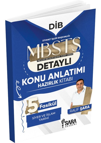 Mbsts Konu Anlatımlı Detaylı Hazırlık Seti 6 Fasikül - Şara Akademi