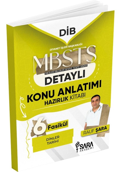 Mbsts Konu Anlatımlı Detaylı Hazırlık Seti 6 Fasikül - Şara Akademi