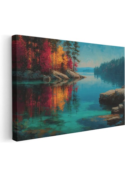 Kanvas Yatay Duvar Tablosu Kanvas Doga Manzarasi8 Ev Ofis Salon Modern Duvar Tablosu