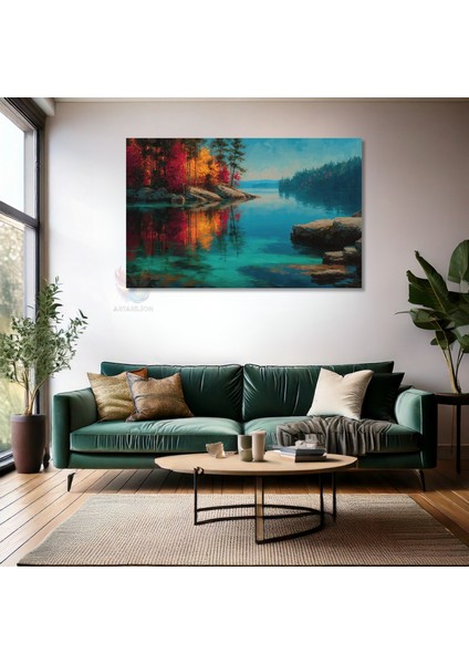 Kanvas Yatay Duvar Tablosu Kanvas Doga Manzarasi8 Ev Ofis Salon Modern Duvar Tablosu fiyatları