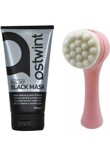 Soyulabilir Siyah Maske 150 ml & Izla Cilt Temizleme Fırçası