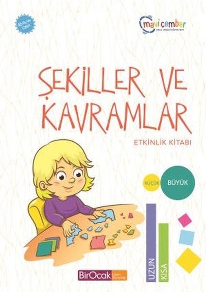 Şekiller ve Kavramlar Etkinlik Kitabı - Mavi Çember (48 Ay ve Üzeri)