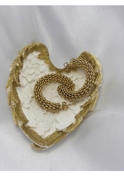 Milano Örgüsü Çelik Küpe