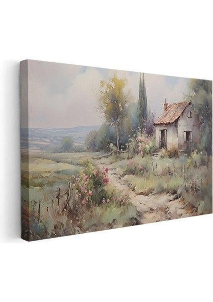 Kanvas Yatay Duvar Tablosu Kanvas Koy Evi2 Ev Ofis Salon Modern Duvar Tablosu