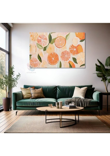 Kanvas Yatay Duvar Tablosu Kanvas Turuncgiller Ev Ofis Salon Modern Duvar Tablosu fiyatları
