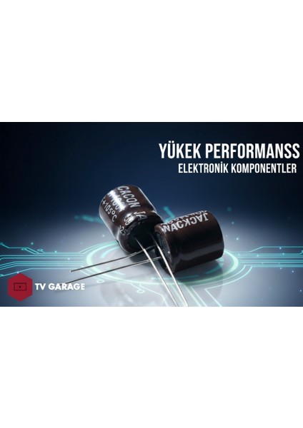 Tv Kondansatör , Jackcon , 1000UF 25V , 10/17