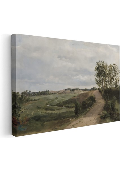 Kanvas Yatay Duvar Tablosu Kanvas Vintage Doga Manzarasi Ev Ofis Salon Modern Duvar Tablosu