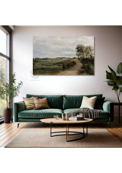 Kanvas Yatay Duvar Tablosu Kanvas Vintage Doga Manzarasi Ev Ofis Salon Modern Duvar Tablosu fiyatları