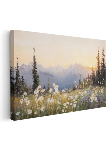 Kanvas Yatay Duvar Tablosu Kanvas Doga Manzarasi9 Ev Ofis Salon Modern Duvar Tablosu