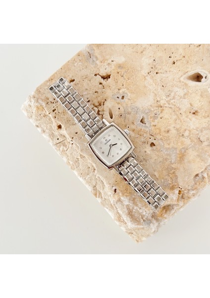 Turia Gümüş Beyaz Saat