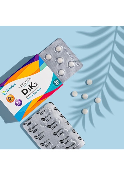 D3K2 Vitamin Takviyesi 30 Tablet - 2 Li Avantaj Paketi fiyatları