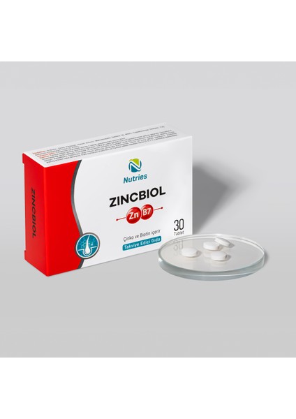Zincbiol Çinko Takviyesi 30 Tablet - 2 Li Avantaj Paketi fırsatları