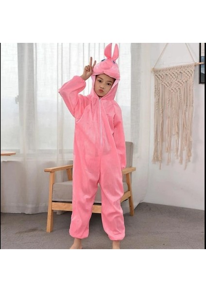 Çocuk Tavşan Kostümü Pembe Renk 4-5 Yaş modelleri