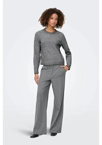 Onlfina Ls Stitch O-Neck cc Knt Kadın Kazak 15350496 modelleri