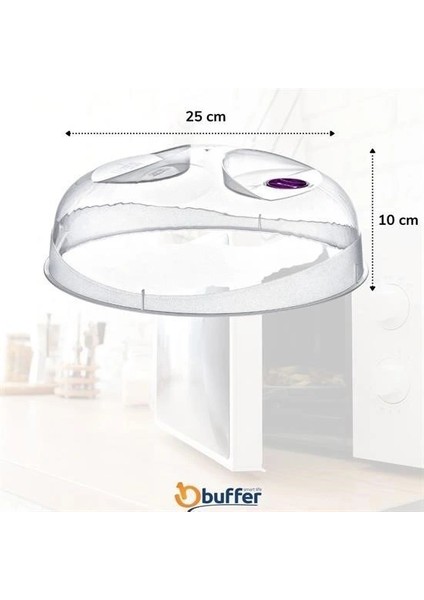 Buffer® Mikrodalga Fırın Koruyucu Sızdırmaz Gıda Koruyucu Dayanıklı Yiyecek Isıtma Kapağı fırsatları