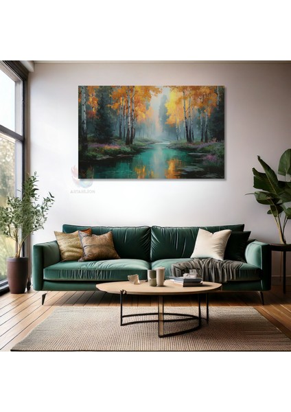 Kanvas Yatay Duvar Tablosu Kanvas Doga Manzarasi4 Ev Ofis Salon Modern Duvar Tablosu fiyatları