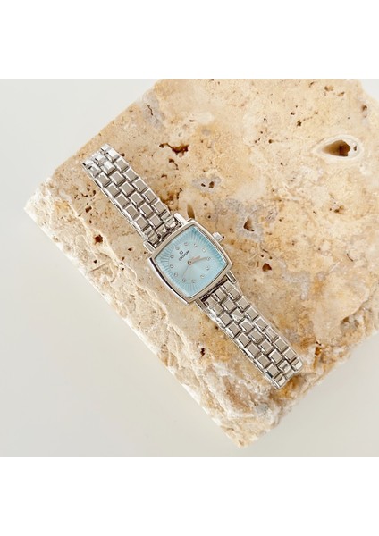 Turia Gümüş Mavi Saat