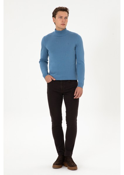 Erkek Koyu Mavi Kazak /triko 50307783-VR032 fırsatları