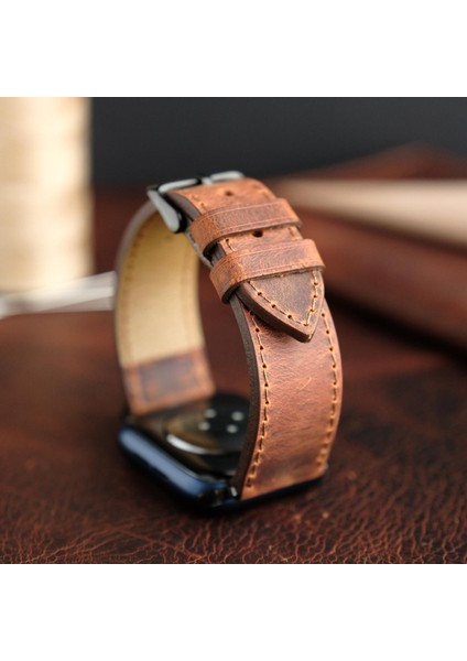 Apple Watch Elit Seri 38-40-41-42MM Uyumlu Deri Kordon fiyatları