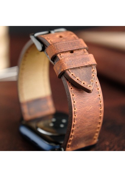 Apple Watch Elit Seri 38-40-41-42MM Uyumlu Deri Kordon modelleri