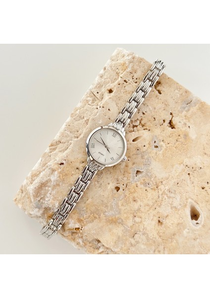 Nervion Gümüş Beyaz Saat fiyatları