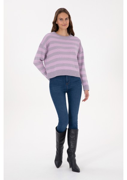 Kadın Lila Kazak /triko 50314653-VR245 fırsatları