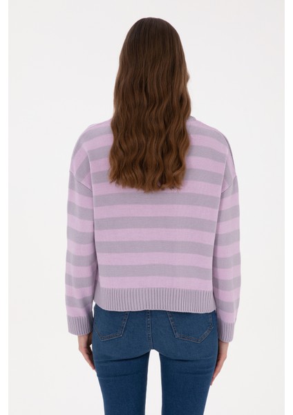Kadın Lila Kazak /triko 50314653-VR245 indirimleri