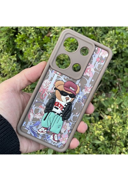 Xiaomi Redmi Note 13 Pro 4g Kılıf Ayıcıklı Darbe Önleyici Silikon Kapak