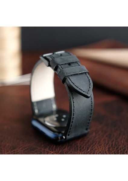 Apple Watch Elit Seri 44-45-46-49(Ultra) Uyumlu Deri Kordon fiyatları