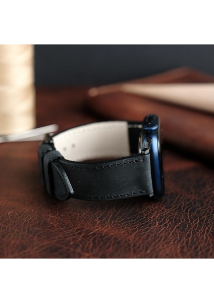 Apple Watch Elit Seri 44-45-46-49(Ultra) Uyumlu Deri Kordon fırsatları