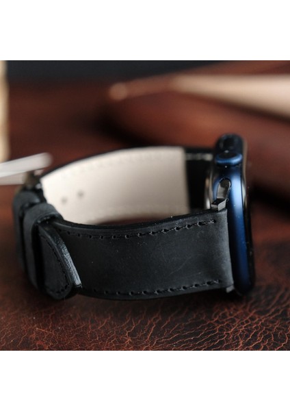 Apple Watch Elit Seri 44-45-46-49(Ultra) Uyumlu Deri Kordon indirimleri