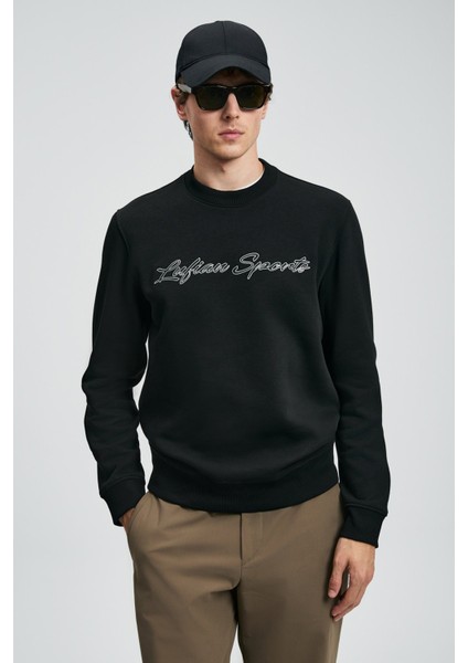 Loved Erkek Sweatshirt Siyah