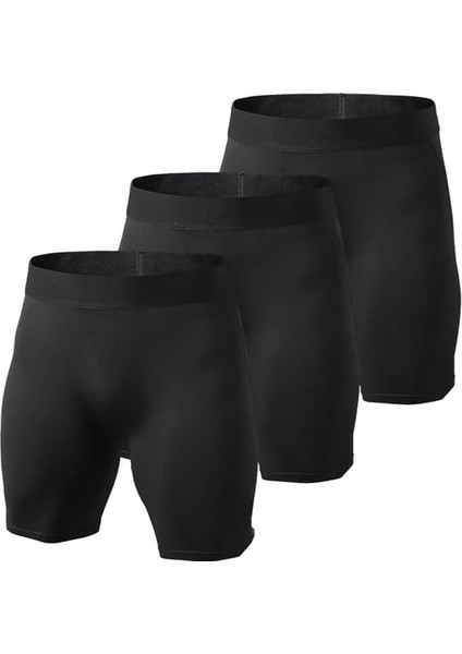 3'lü Erkek Spor Boxer - Fitness Boxer - Rikralı Erkek Boxer-Toparlayıcı Erkek Boxer Siyah Boxer 3'lü fiyatları