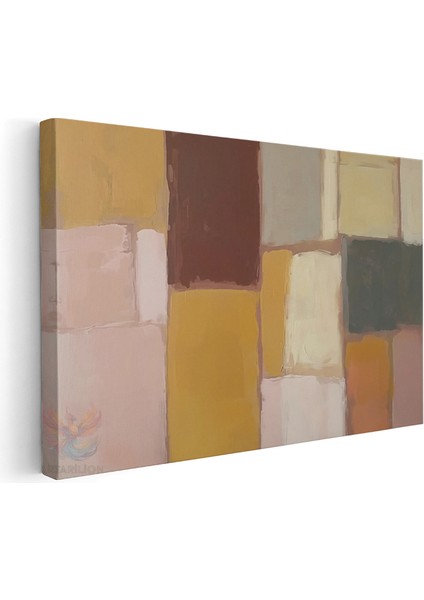 Kanvas Yatay Duvar Tablosu Kanvas Geometrik Sekiller7 Ev Ofis Salon Modern Duvar Tablosu