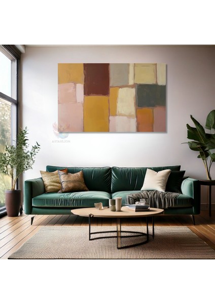 Kanvas Yatay Duvar Tablosu Kanvas Geometrik Sekiller7 Ev Ofis Salon Modern Duvar Tablosu fiyatları