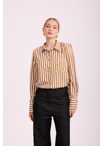 4927 Mssm Çizgili Gömlek modelleri