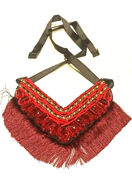 Lüks Tasarım Taşlı Geleneksel Boyun Sarkaçlı Kolye fiyatları